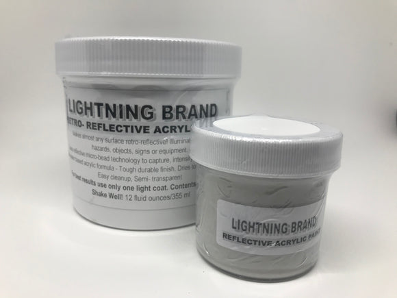 Lightning Brand Reflective Paint, Reflective paint, Reflecting Paint, Hi Vis Paint
