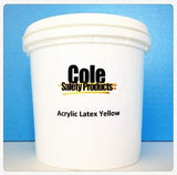 Reflective Standard Glass Bead and Acrylic Yellow Paint Combo
